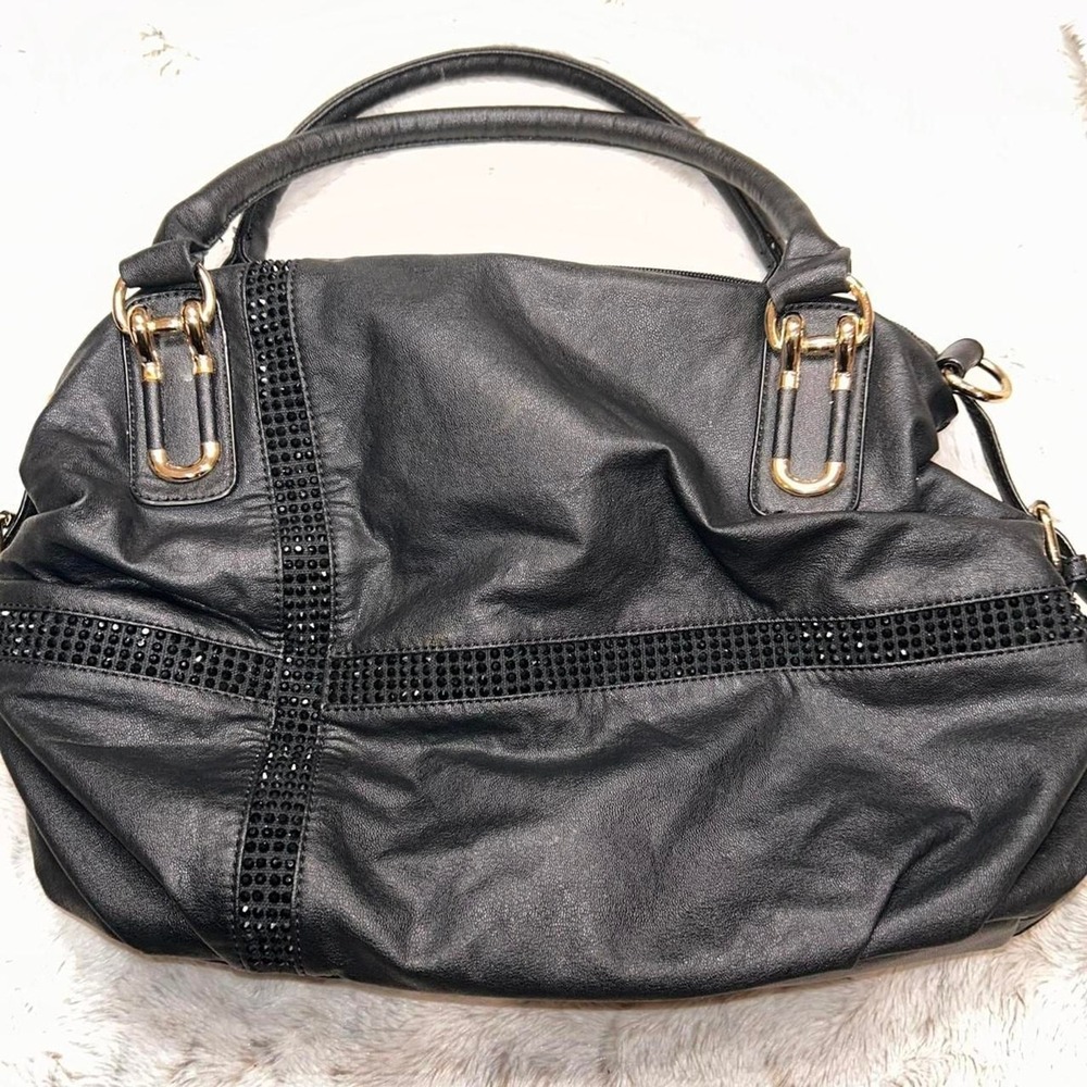 Unbranded Women's Black Bag with Black Sequence hand‎ bag la tigue vintage